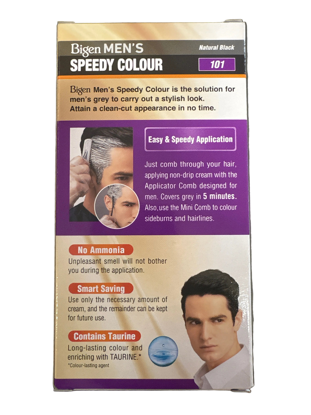 Bigen Mens Hair Colour Natural Black 101