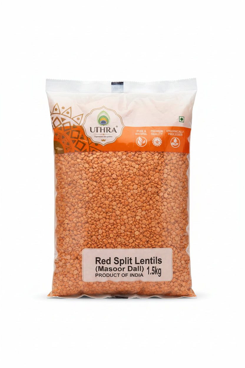Uthra Lentils Red Split 1.5kg