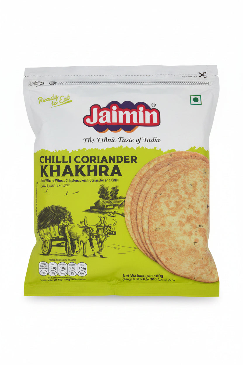 Jaimin Chilli Coriander Khakhra 180g