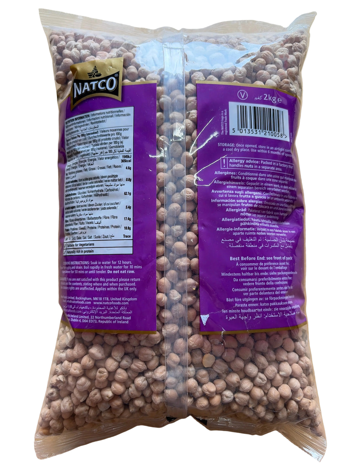 Natco Chick Peas White Chana 2kg