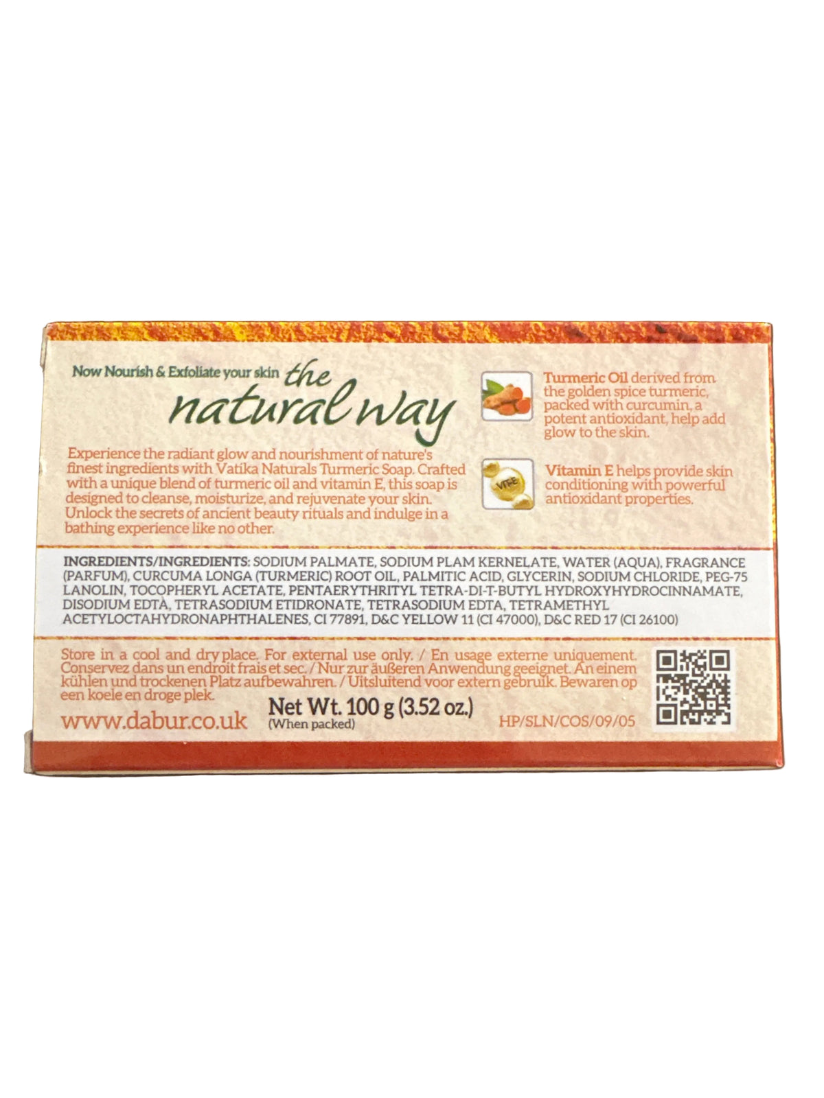 Dabur Vatika Turmeric Soap 100g