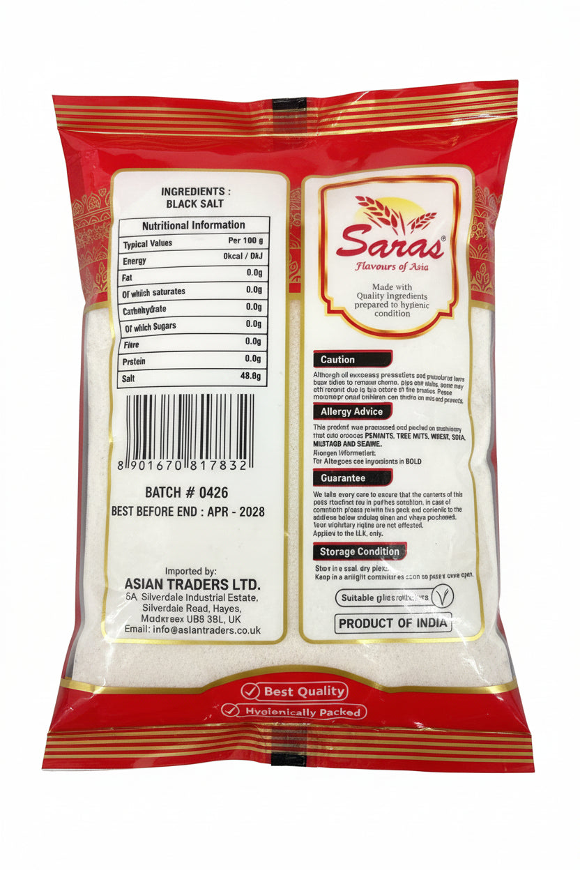 Saras Salt Black Powder 400g