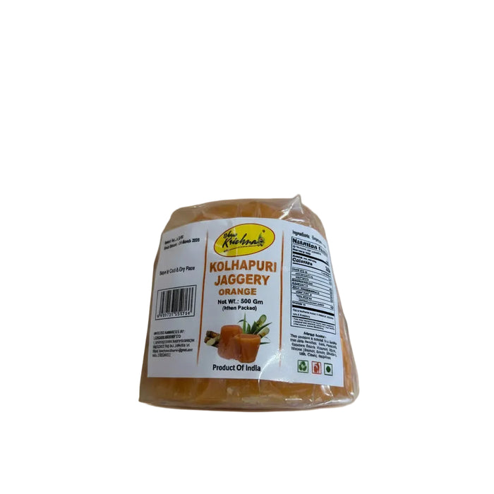 Shree Krishna Kohlapuri Jaggery Orange 500g