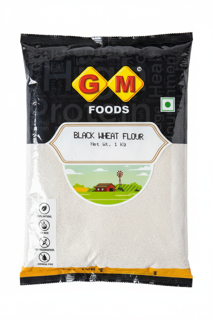 GM Foods Black Wheat Flour 1kg