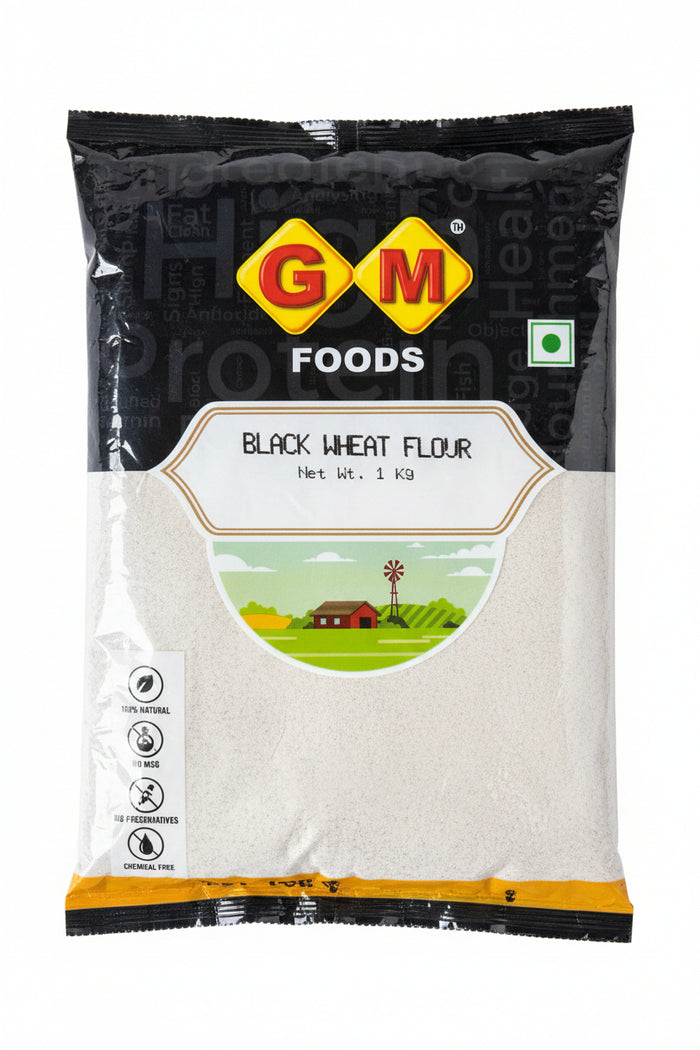 GM Foods Black Wheat Flour 1kg