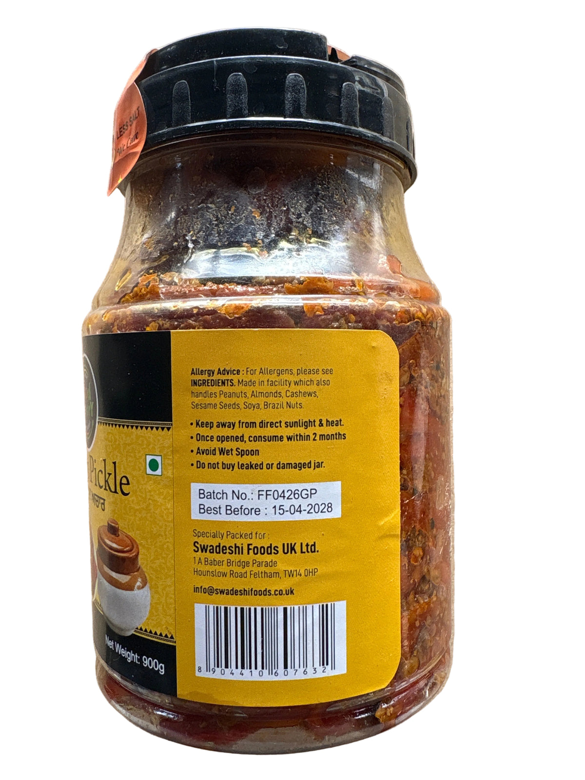 Food Factory Carrot Pickle 900g
