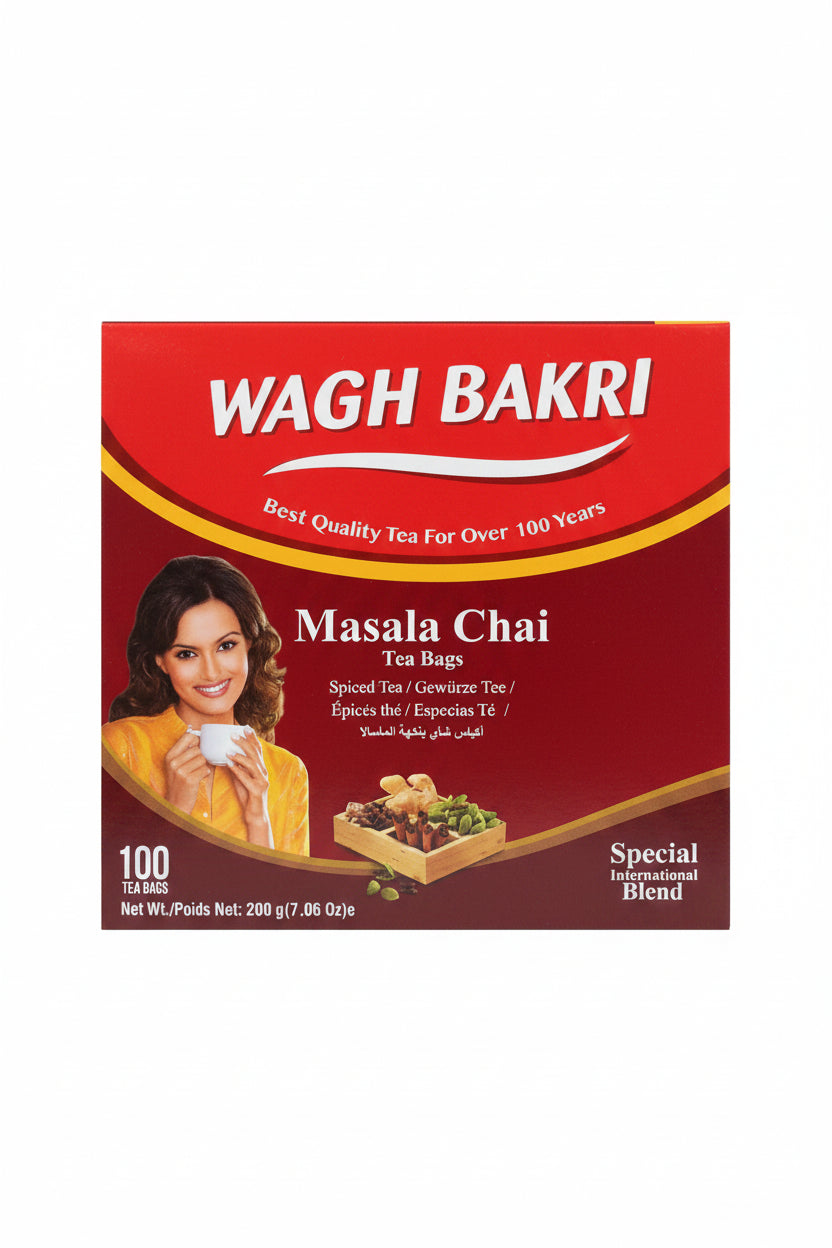 Wagh Bakri Masala Chai 100 Tea Bags 200g