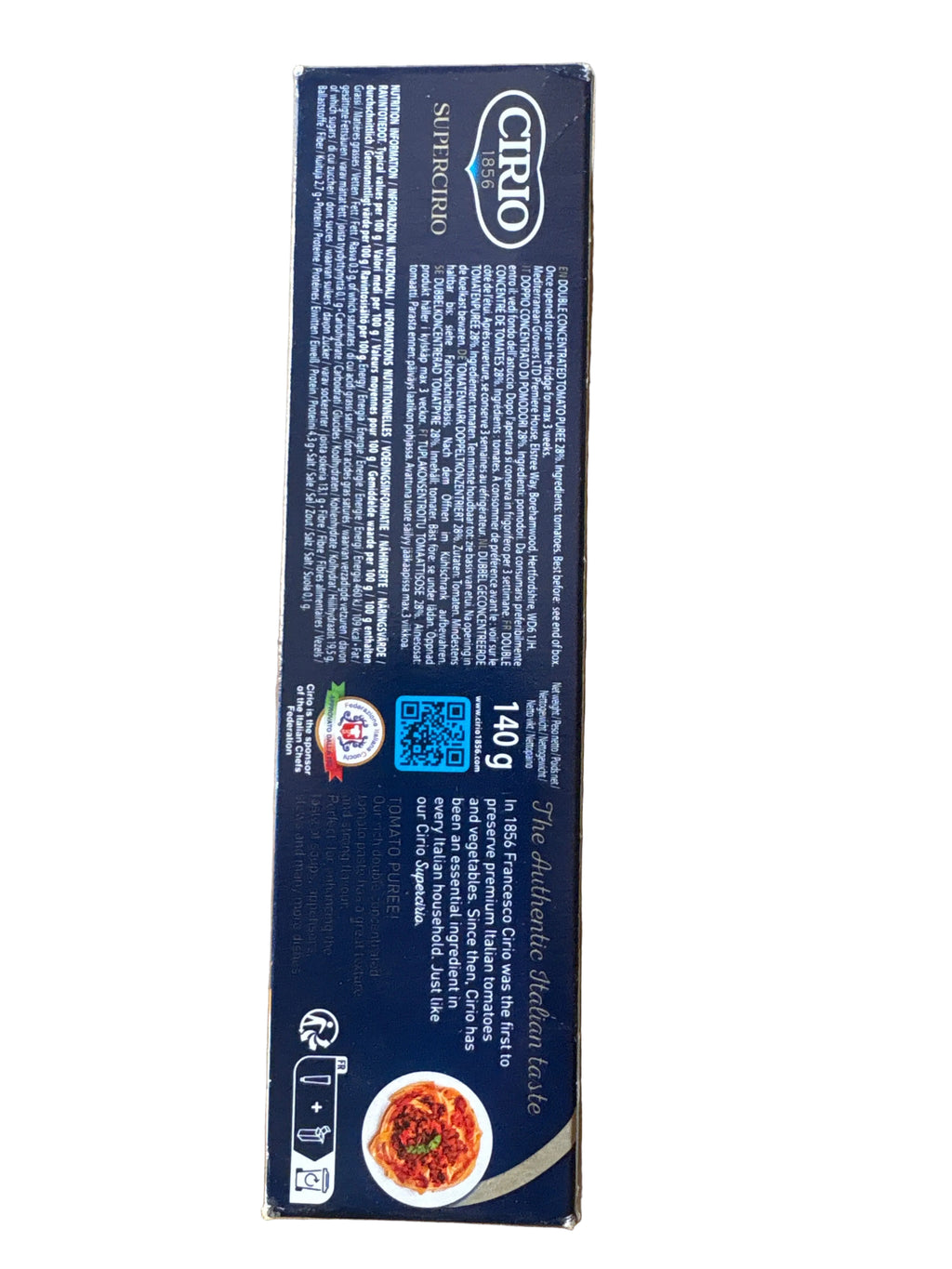 Cirio Tomato Puree 140g