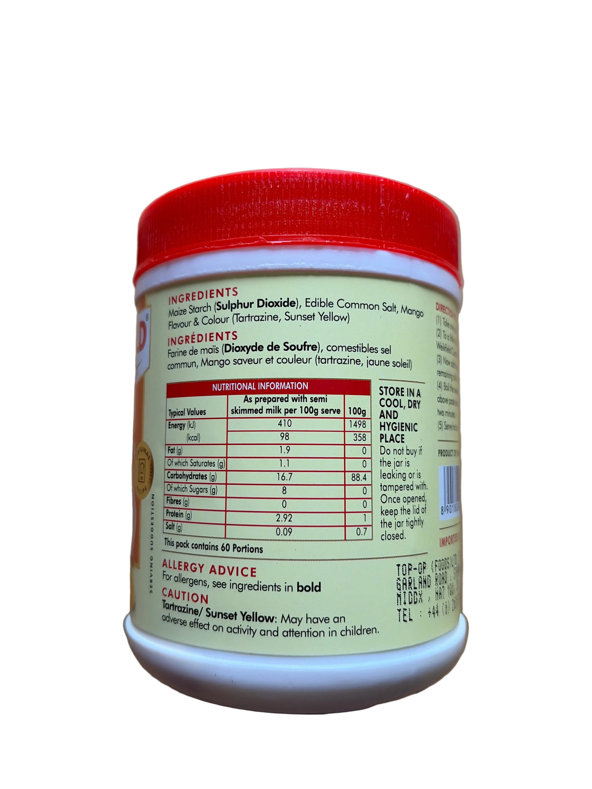 Weikfield Custard Powder Mango 300g