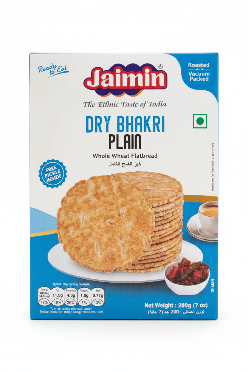 Jaimin Dry Bhakri Plain 200g