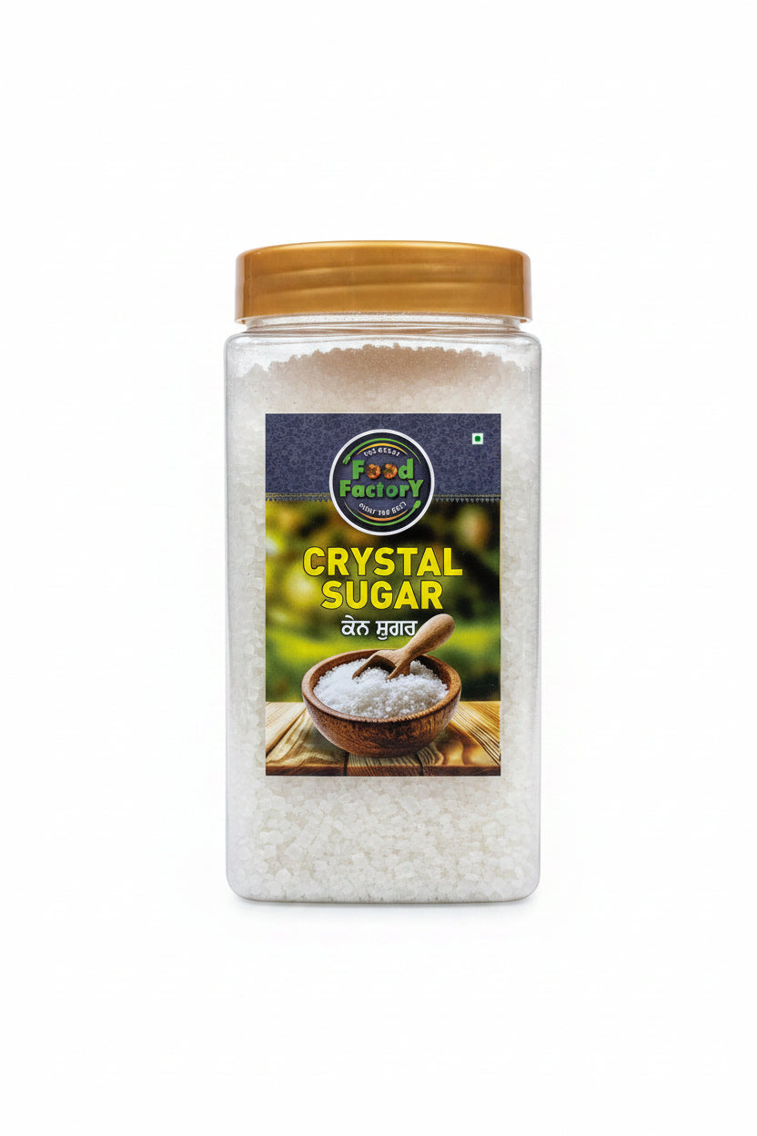 Food Factory Crystal Sugar Desi In Jar 1kg