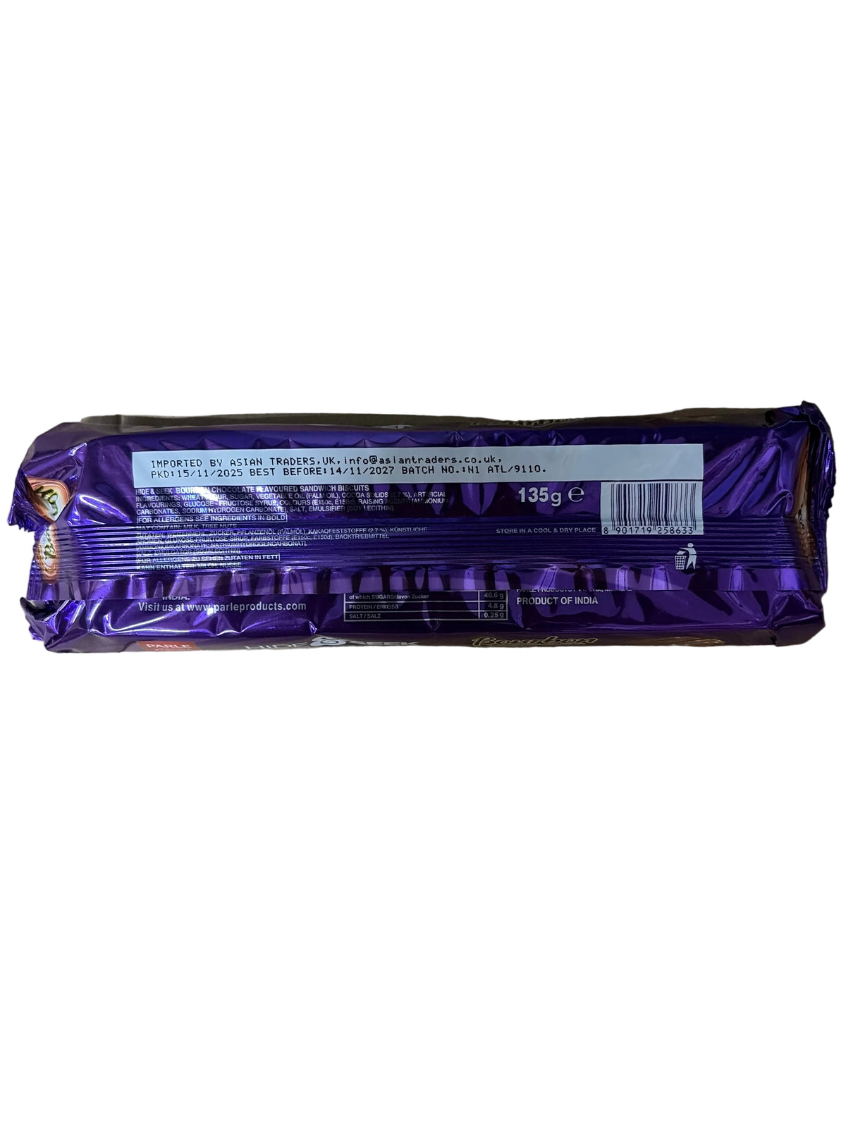 Parle Hide & Seek Bourbon Cookies 150g  Mix & Match 2 For £2