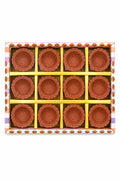 Diwali Diya Clay Traditional Decorative 12pc A121