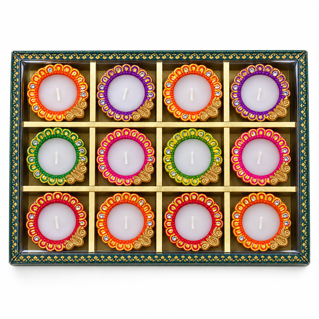 Diwali Diya With Wax 12pc A125