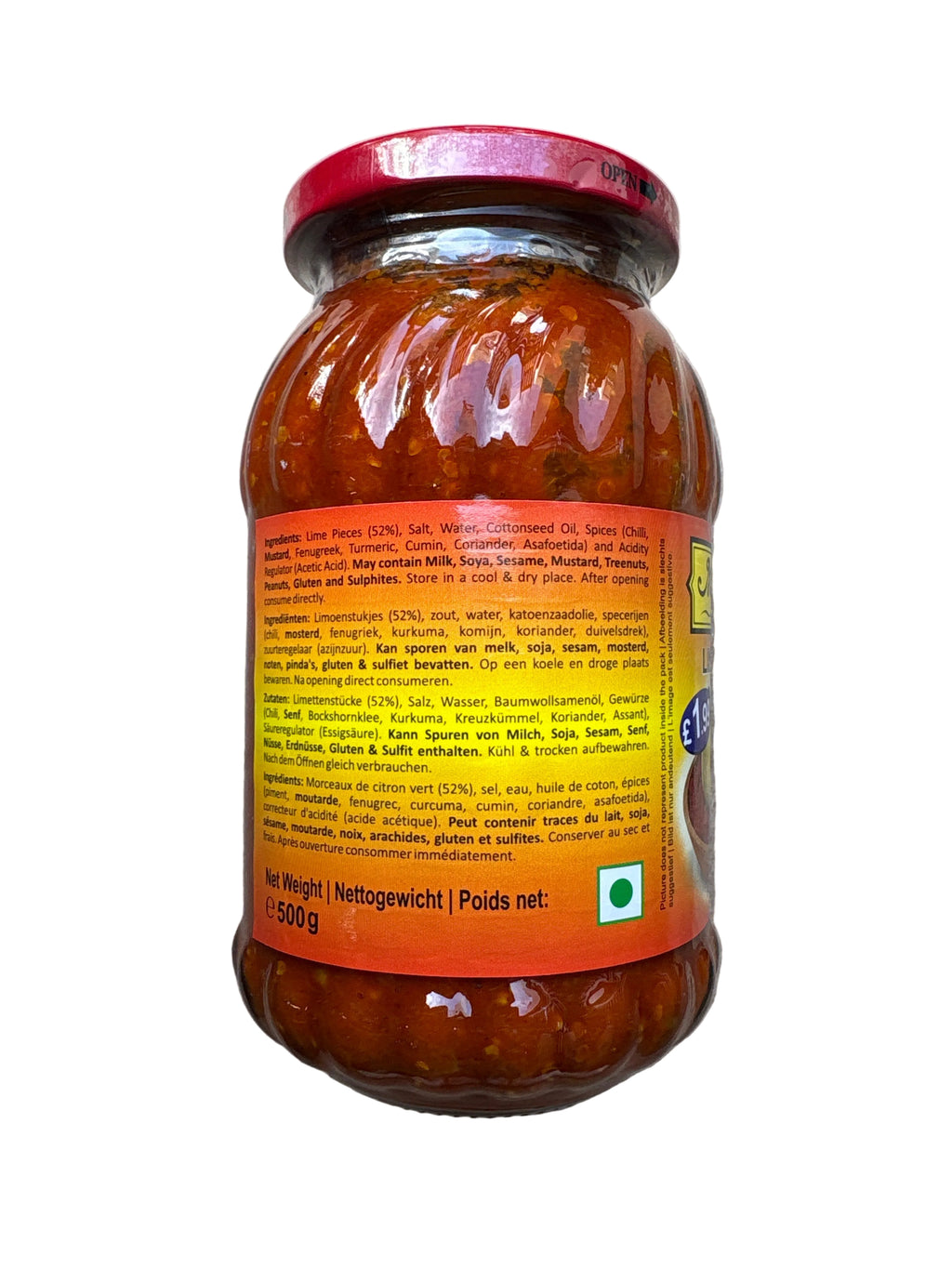 Mothers Pickle Lime Hot 500g
