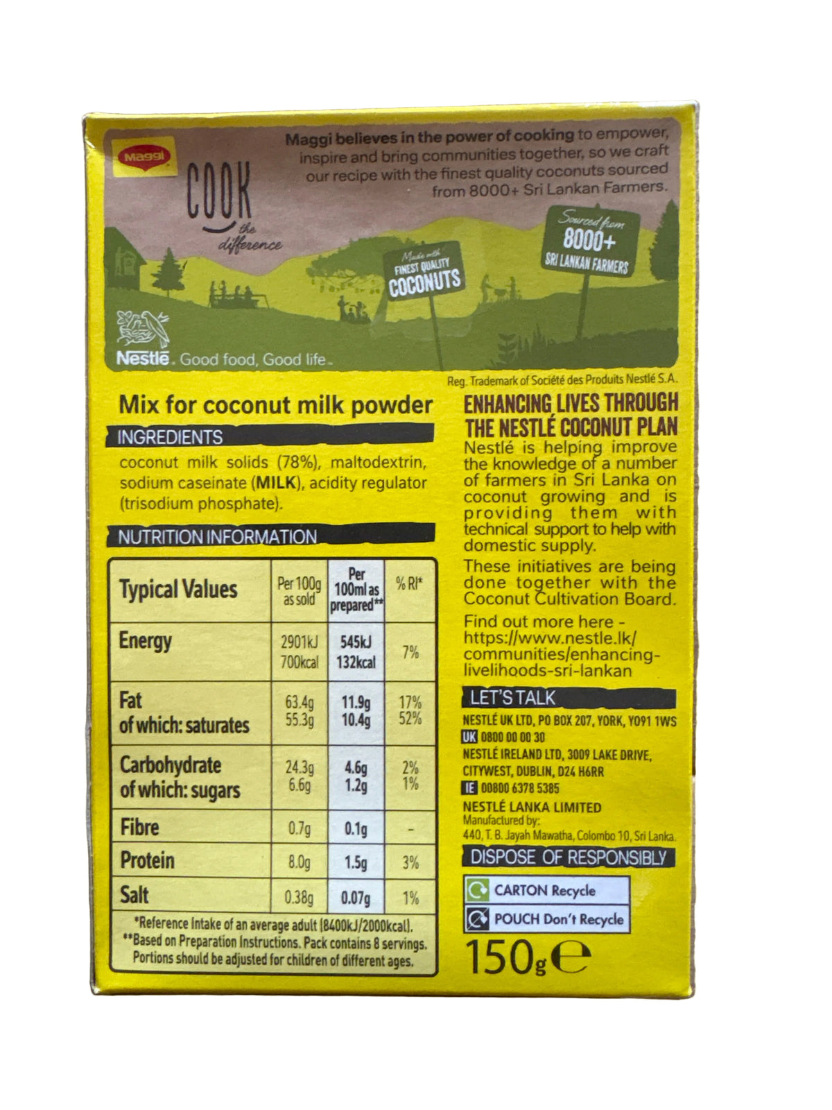 Maggi Coconut Milk Powder 150g