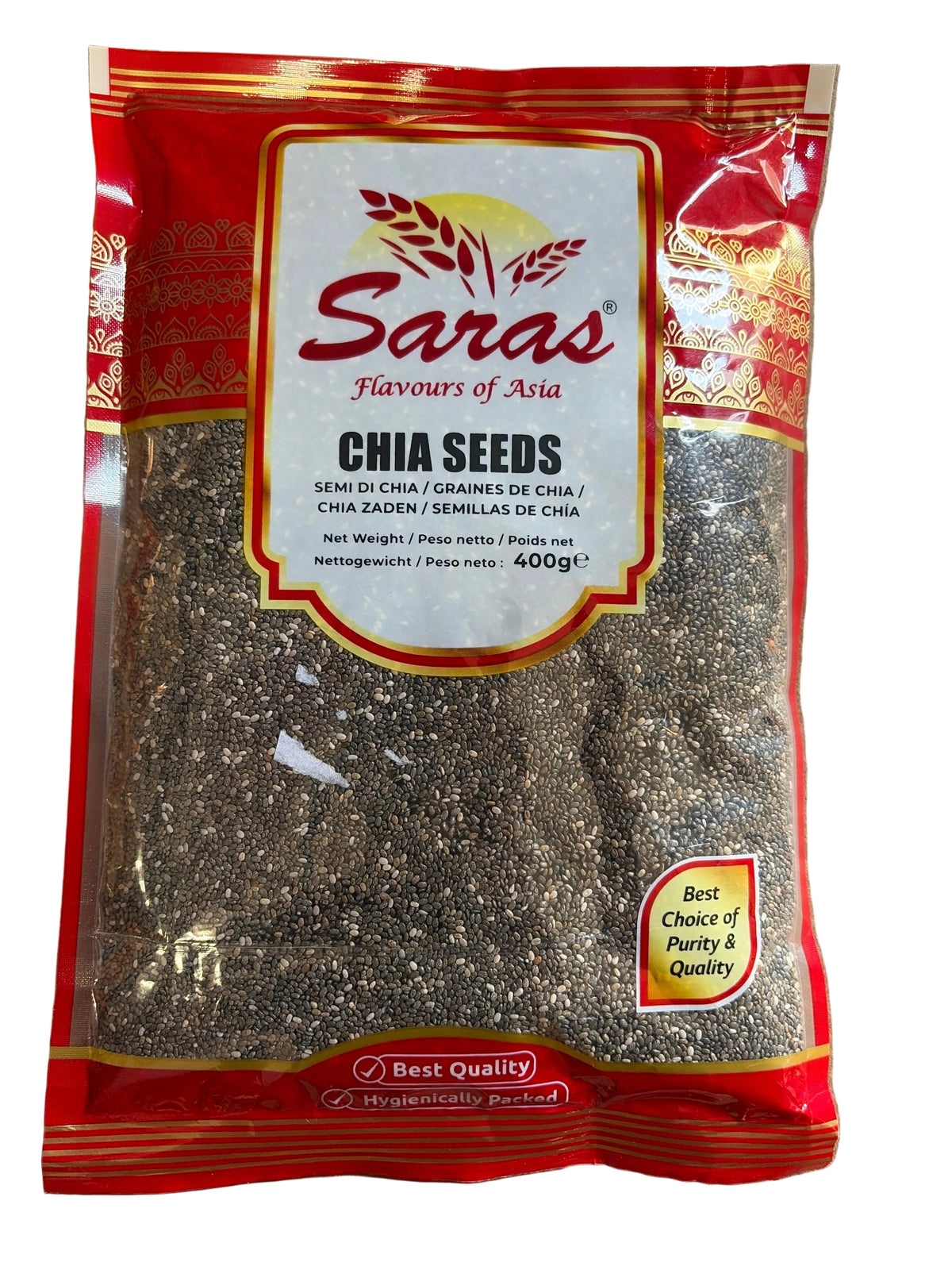 Saras Chia Seeds 400g