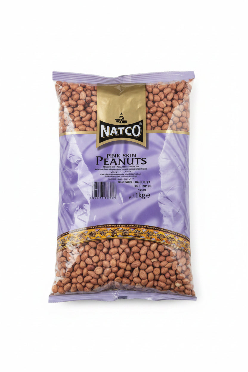 Natco Pink Skin Peanuts 1kg