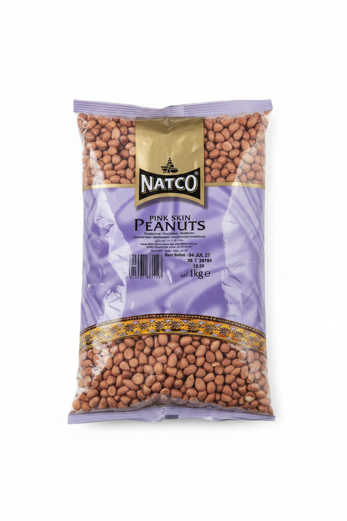 Natco Pink Skin Peanuts 1kg