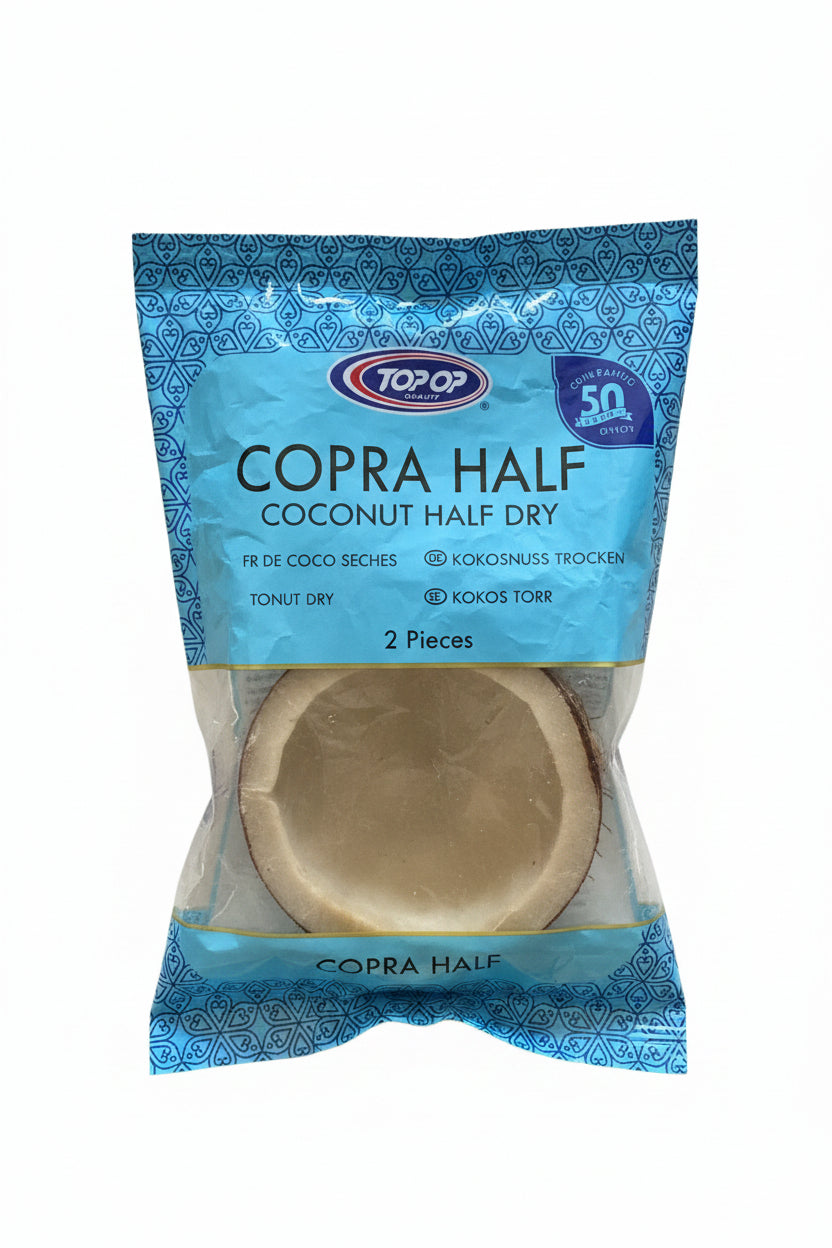 Top Op Coconut Half Dry Copra 2 Pc