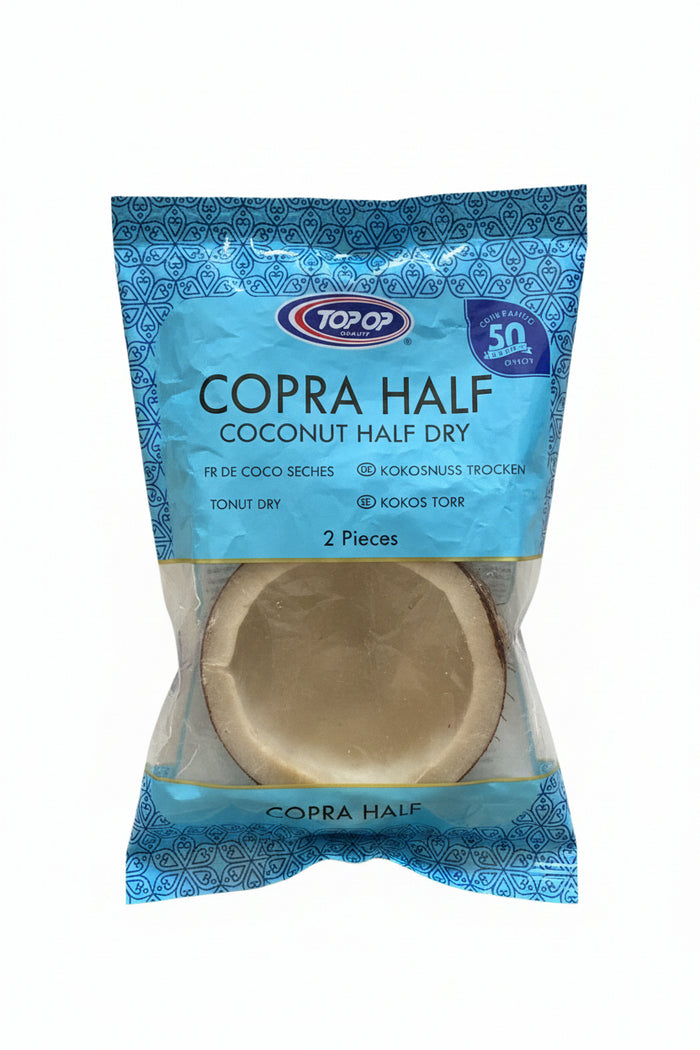 Top Op Coconut Half Dry Copra 2 Pc