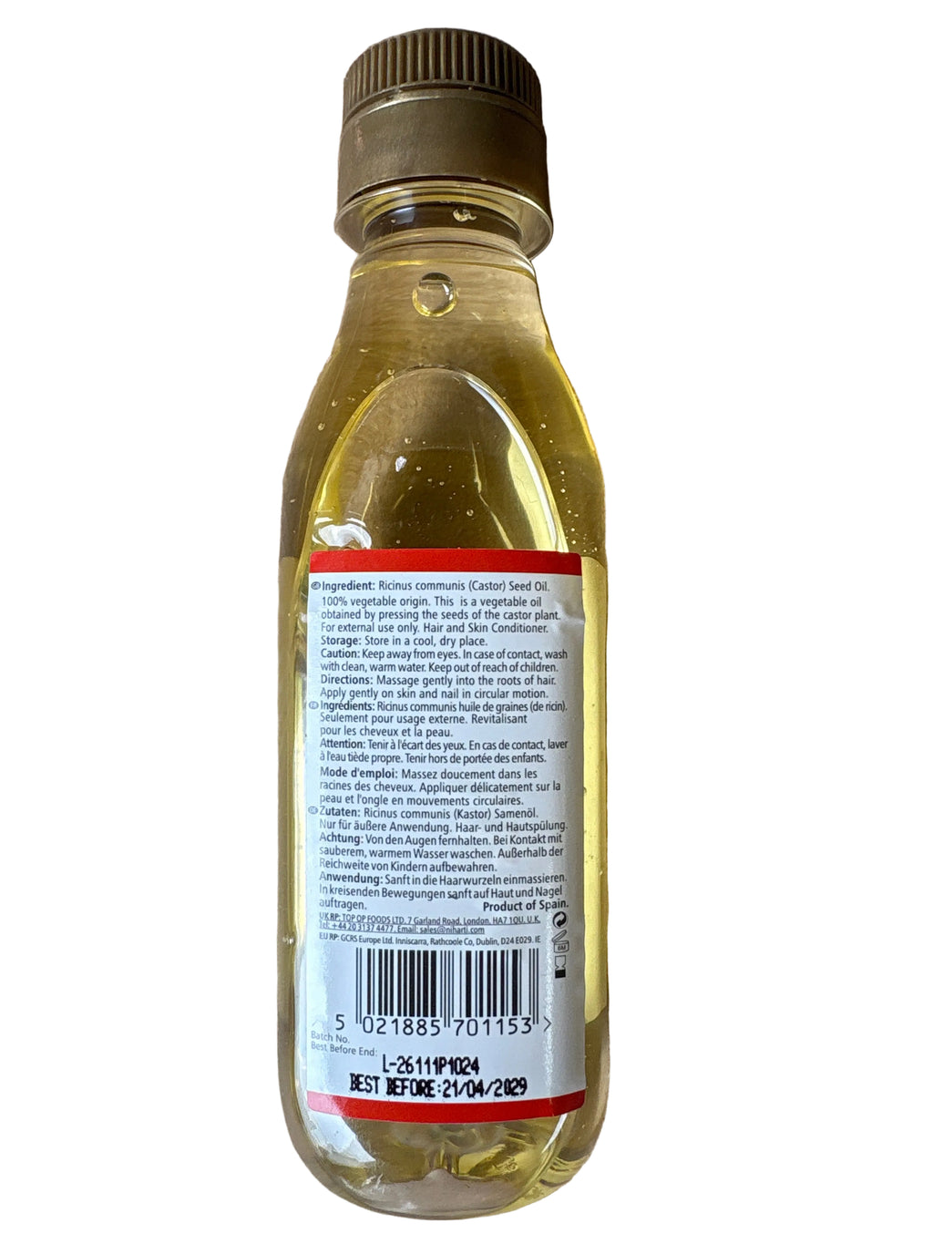 Niharti Castor Oil 250ml