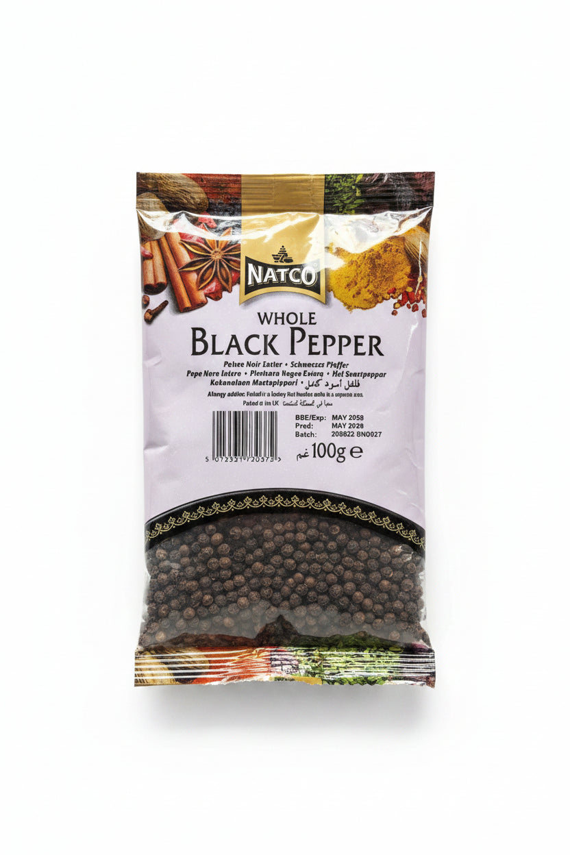 Natco Whole Black Pepper 100g