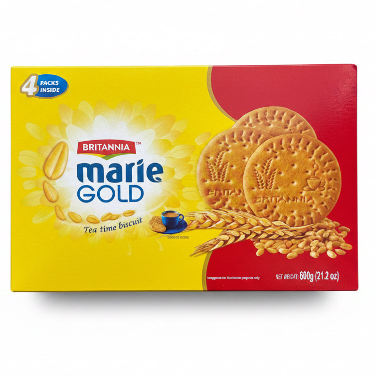 Britannia Marie Gold Tea Time Biscuits Family Pack 600g PM