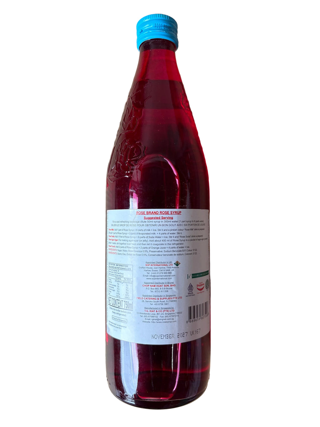 Tg Kait Rose Syrup 750ml