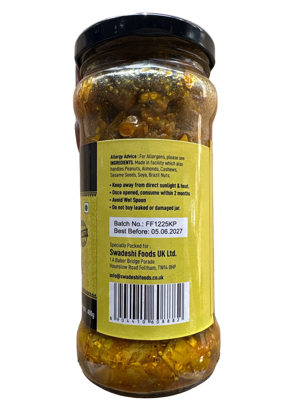 Food Factory Green Chilli Pickle 400g
