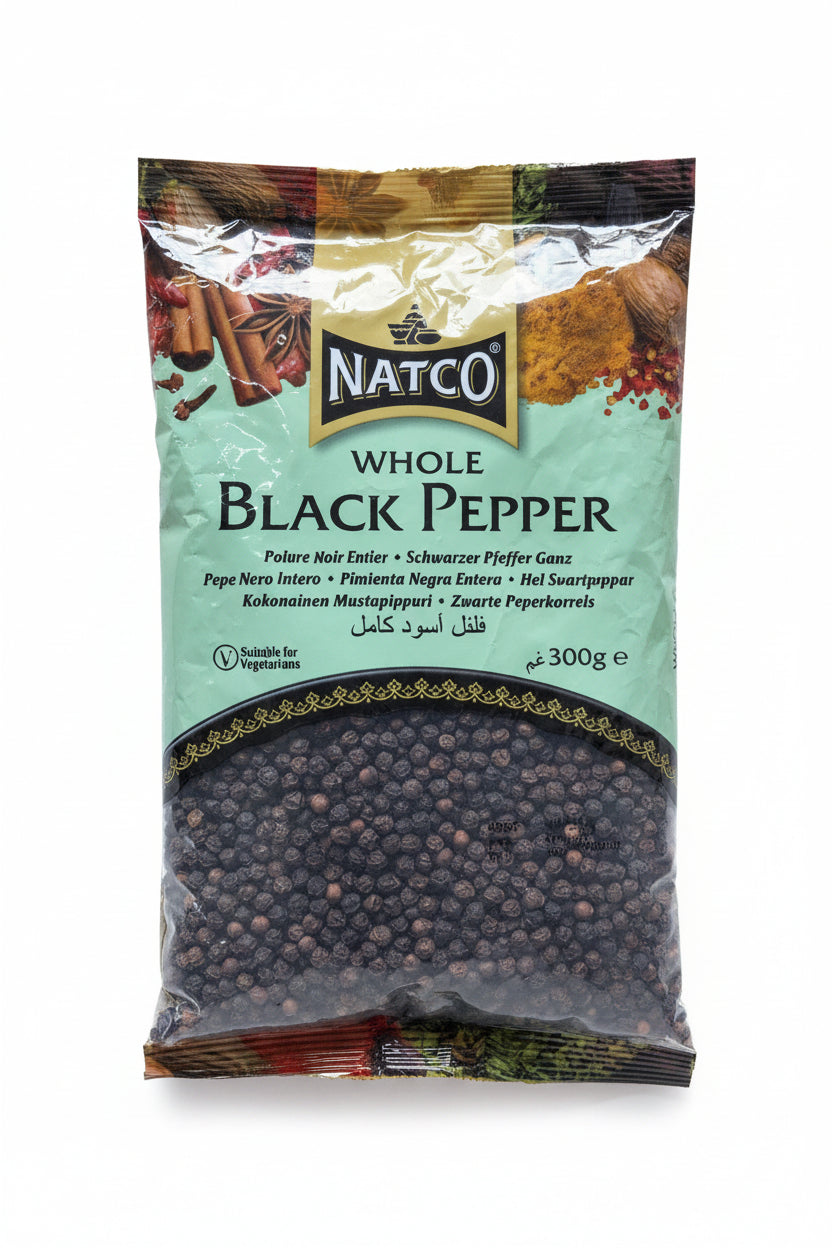 Natco Black Pepper Whole 300g