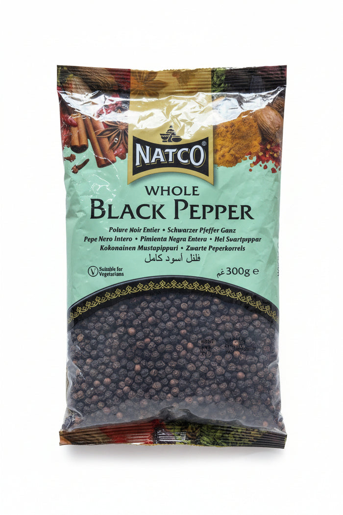 Natco Black Pepper Whole 300g