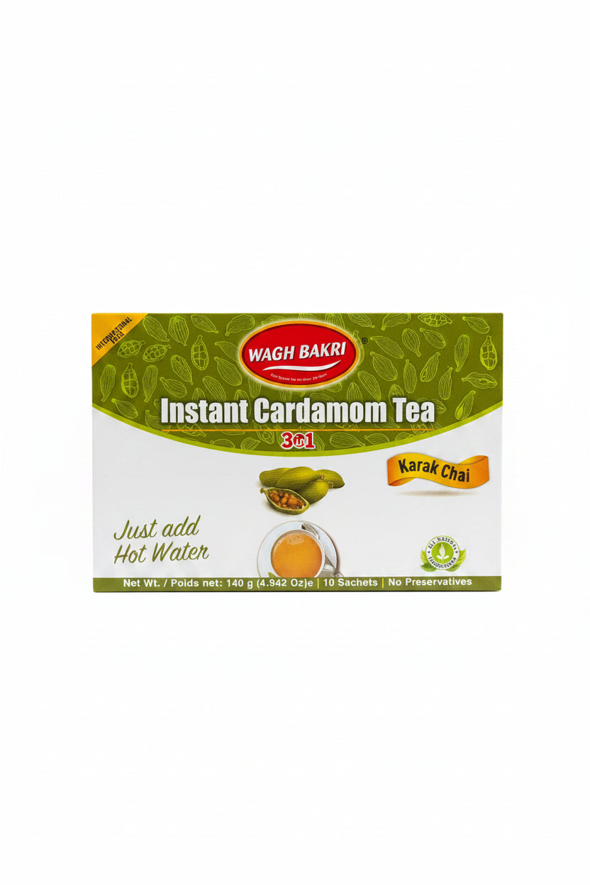 Wagh Bakri Instant Cardamom Tea 10 x Sachets 140g