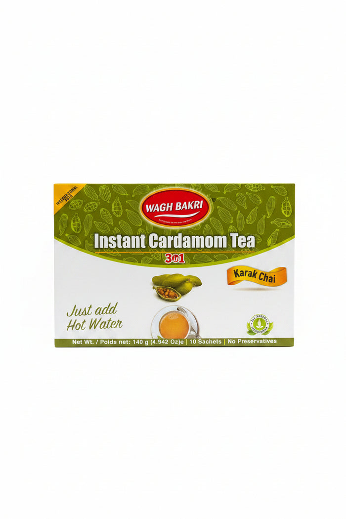 Wagh Bakri Instant Cardamom Tea 10 x Sachets 140g