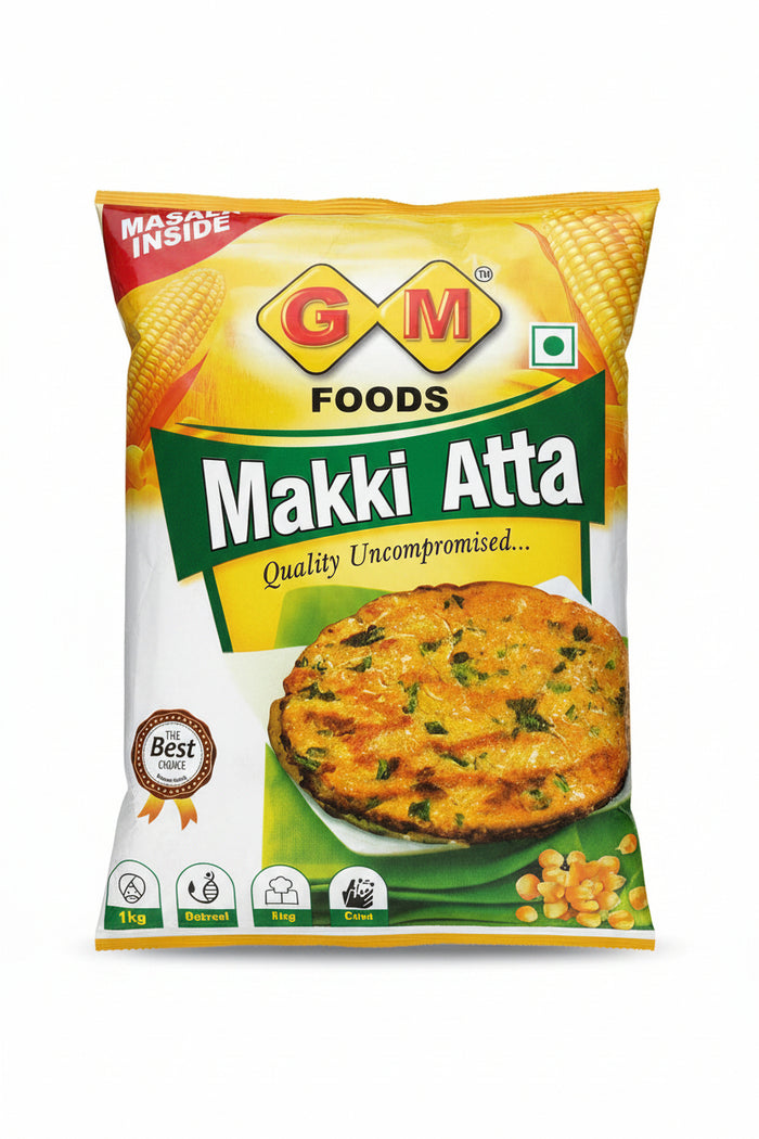 GM Foods Desi Makki Atta 1kg