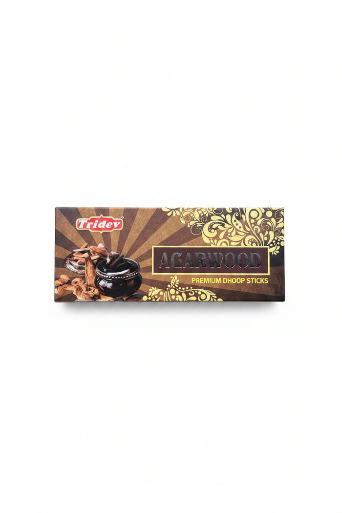 Tridev Premium Dhoop Sticks Agarwood 80g