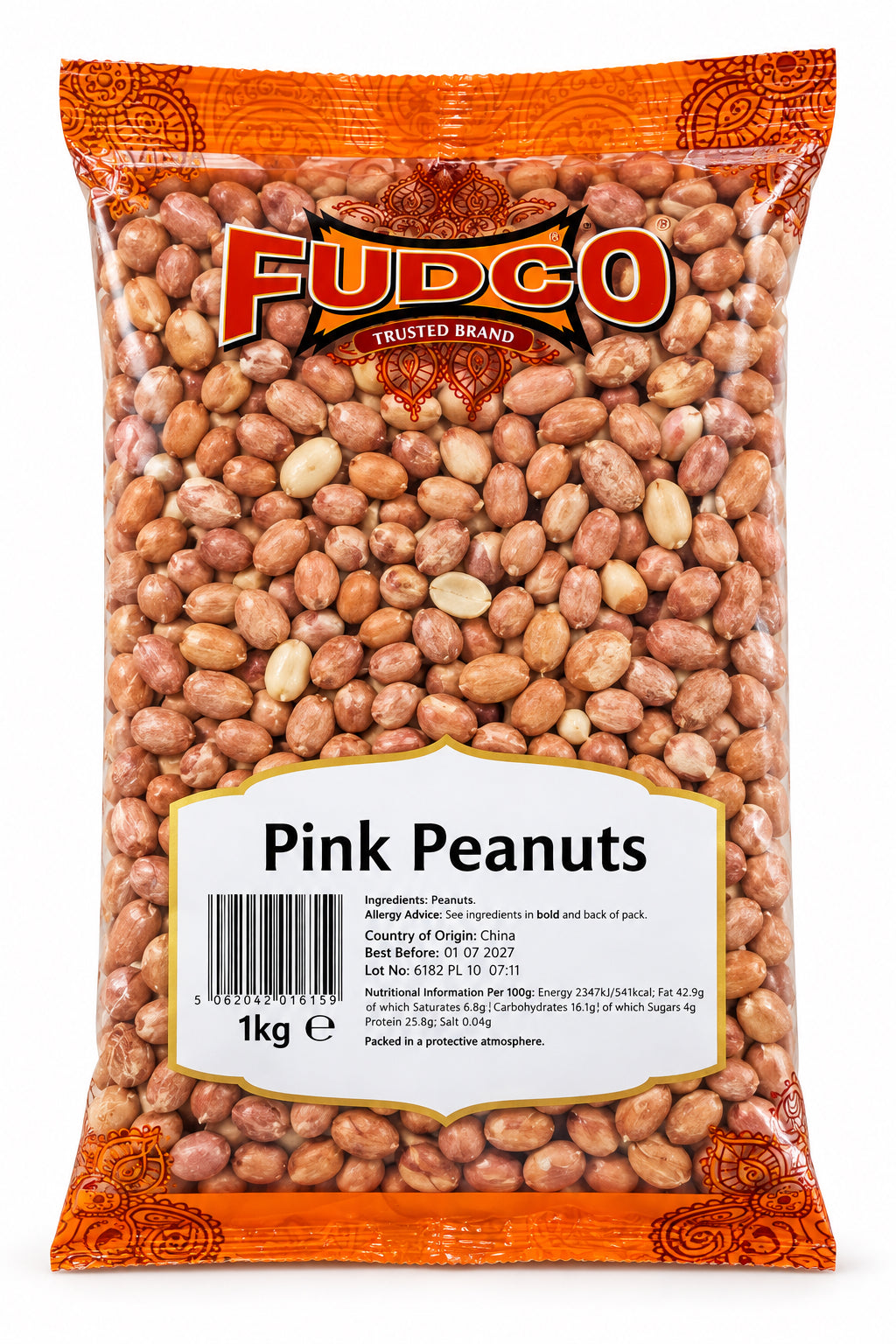 Fudco Pink Peanuts 1kg