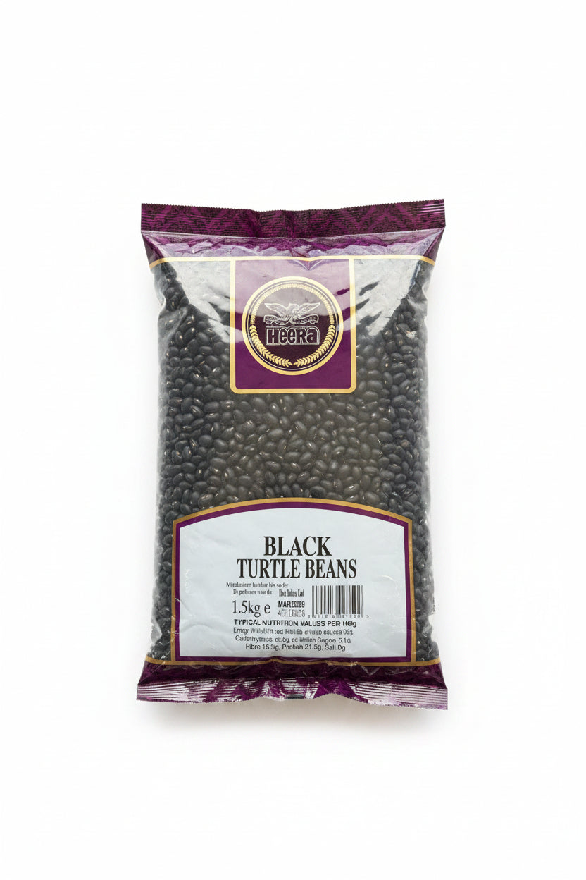 Heera Black Turtle Beans 1.5kg