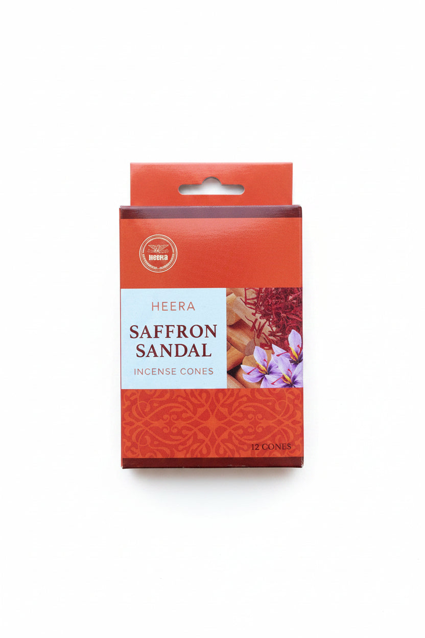 Heera Saffrom Sandal 12 Cones