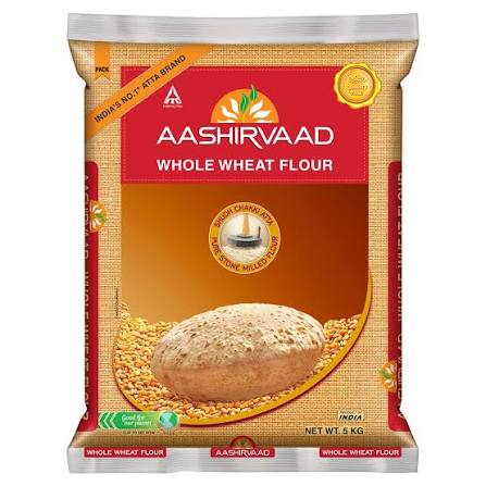 Aashirvaad Whole Wheat Flour Chakki Atta 5kg