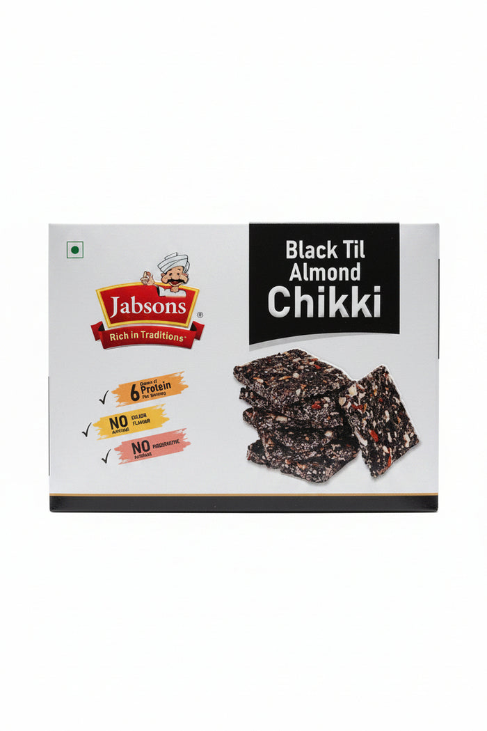 Jabsons Chikki Black Til Almonds 270g