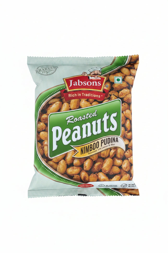 Jabsons Peanuts Roasted Nimboo Pudina 140g