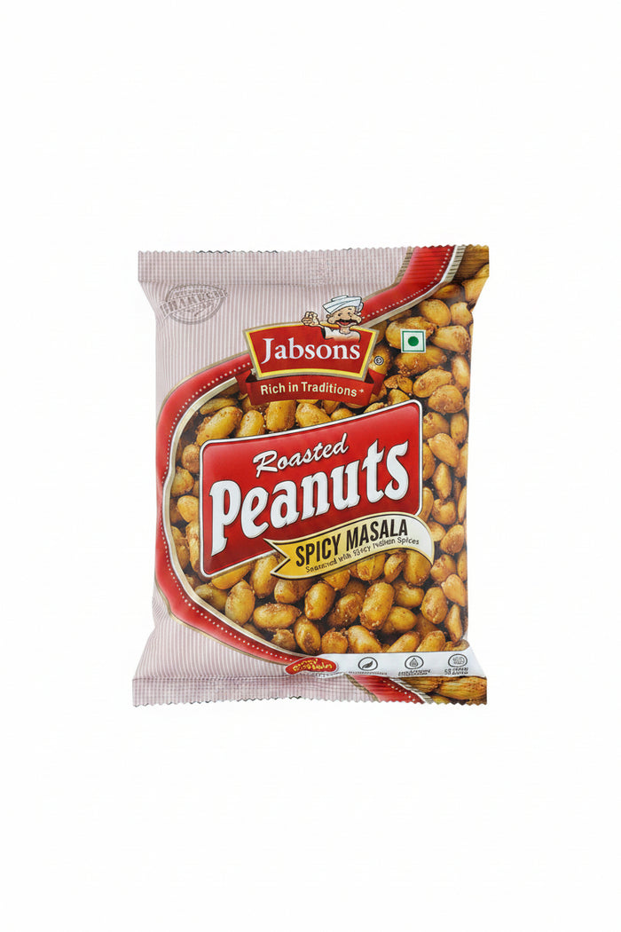 Jabsons Roasted Peanuts Spicy Masala 140g
