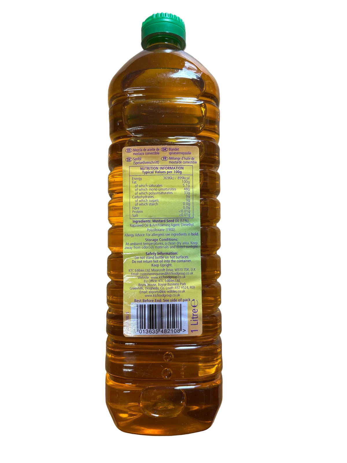 KTC Edible Mustard Oil 1L