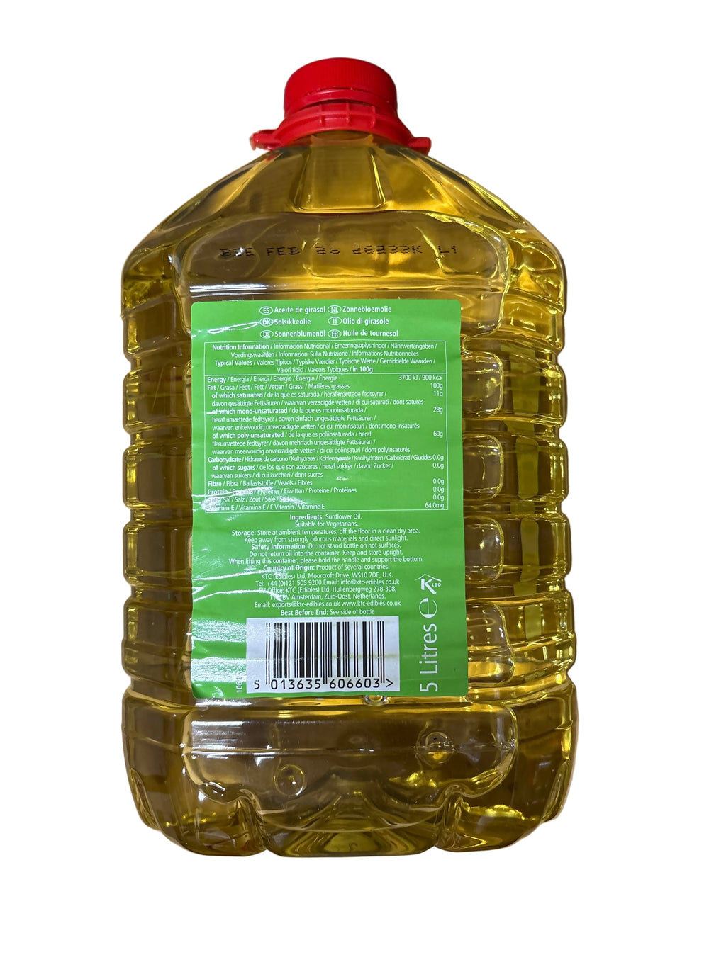 KTC Pure Sunflower Oil 5L