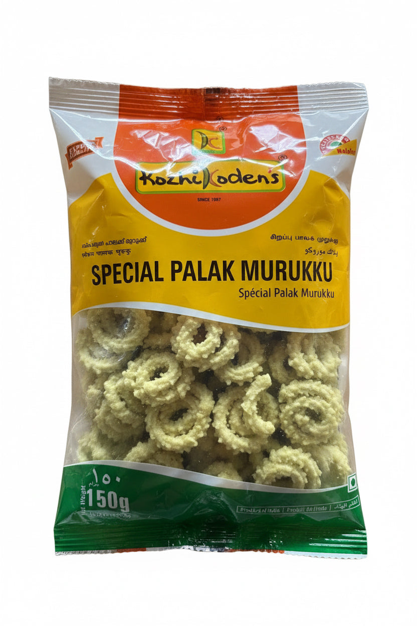 Kozhi Kodens Murukku Special Palak 150g Buy 1 Get 1 Free Mix & Match