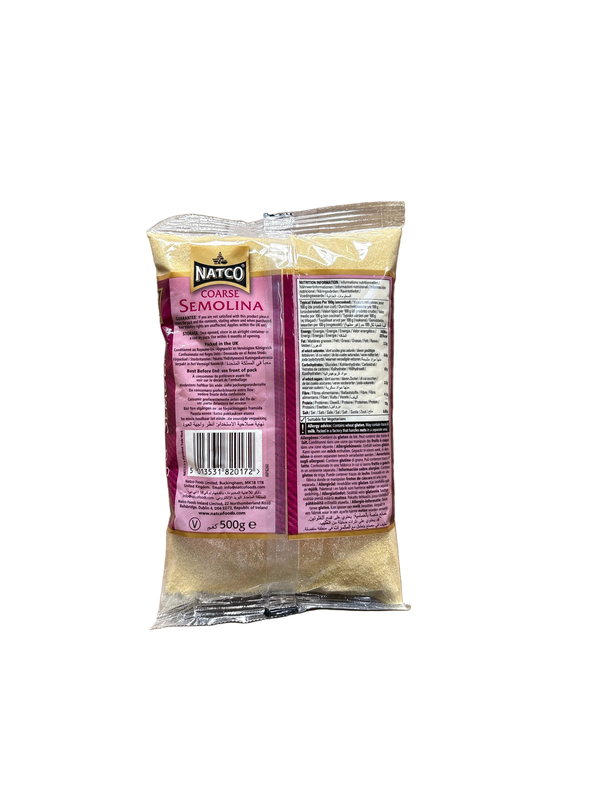 Natco Coarse Semolina 500g