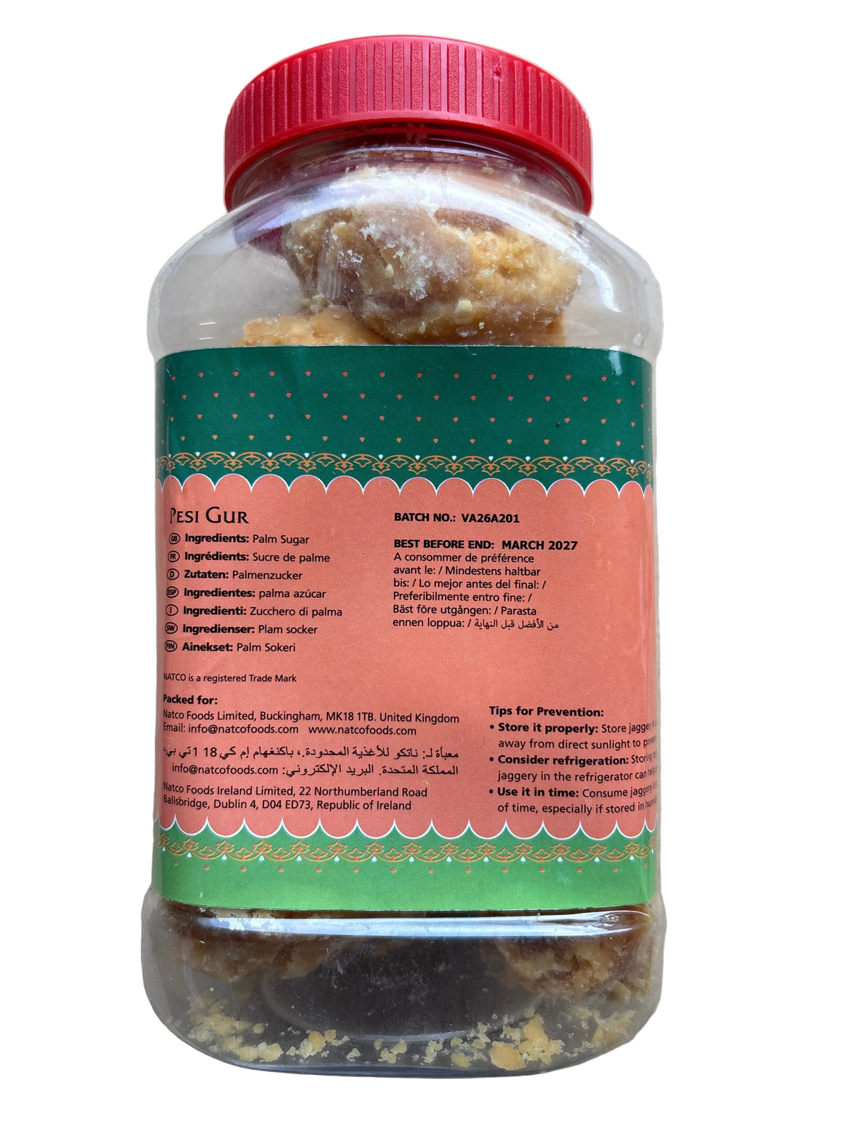 Natco Pesi Gur Jaggery 1kg