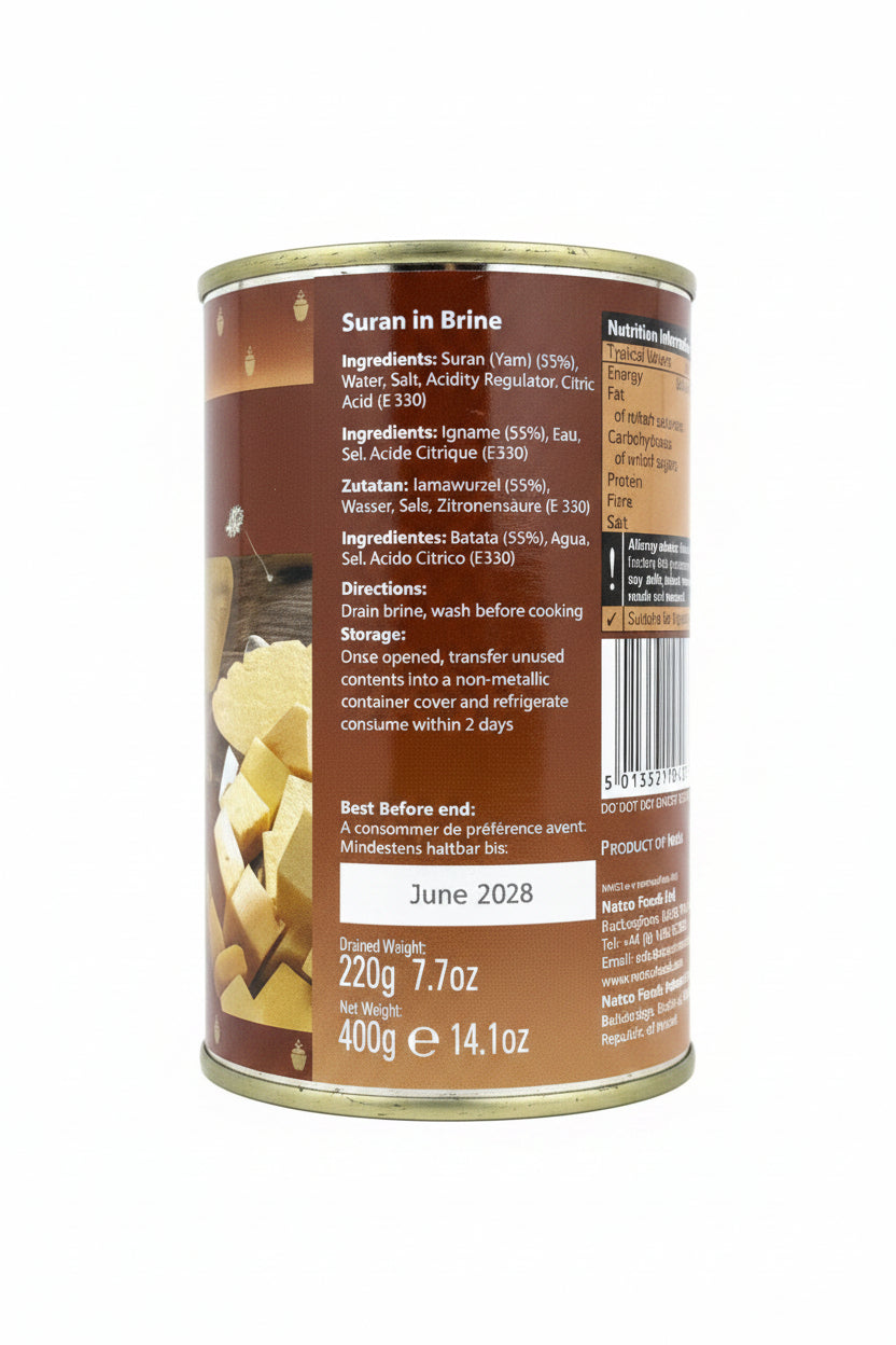 Natco Yam Suran in Brine 400g