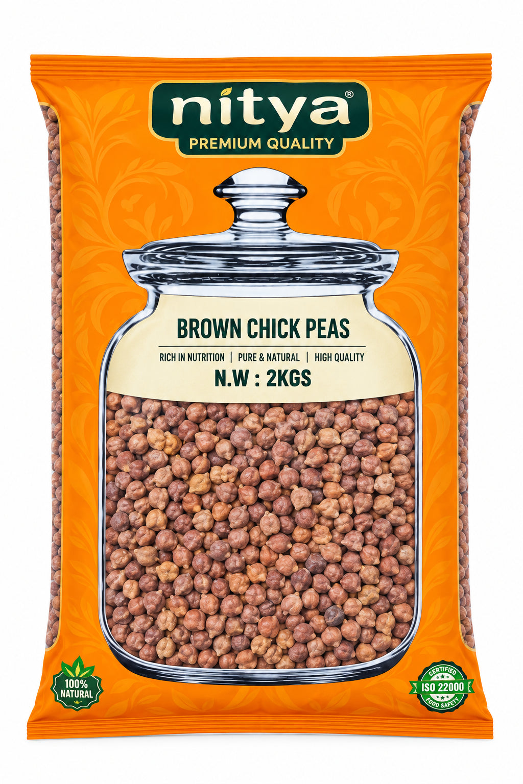 Nitra Brown Chick Peas 2kg